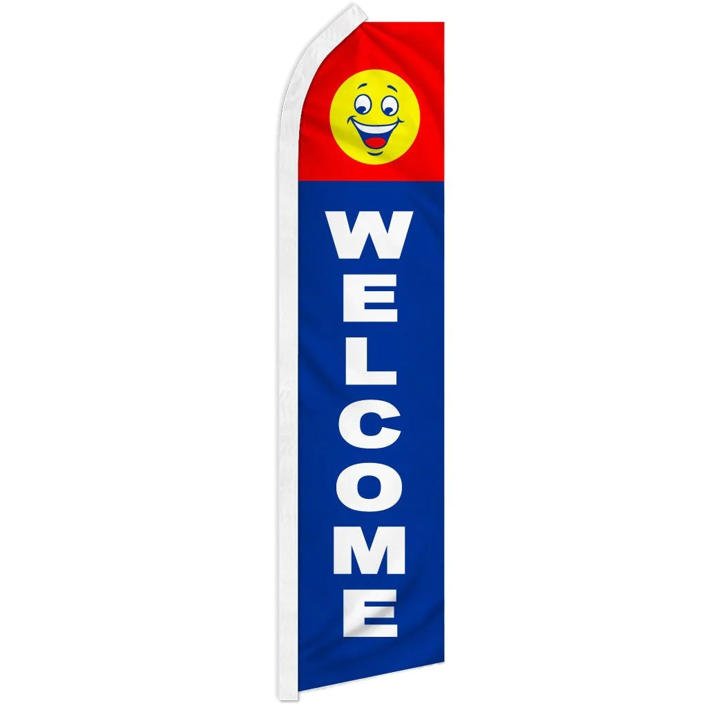 Welcome :) - HUGE Advertising Flag