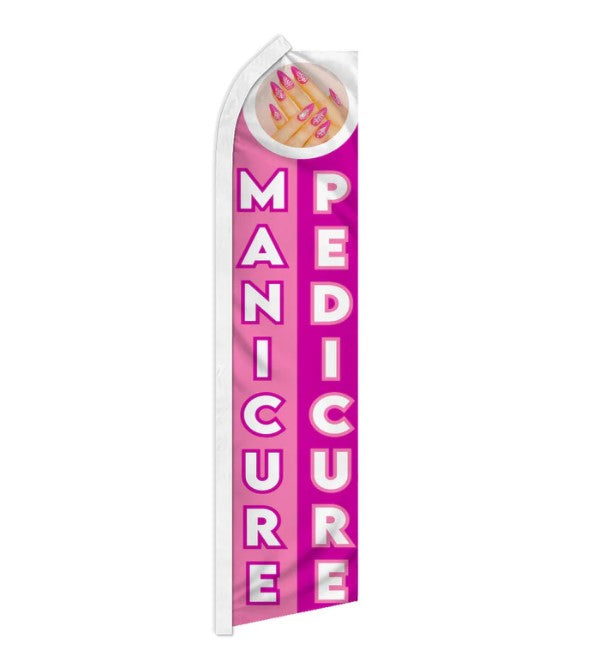 Manicure Pedicure - HUGE Advertising Flag Set
