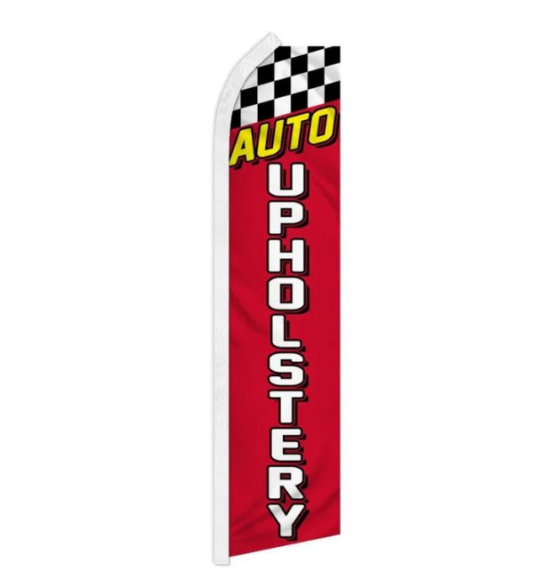Auto Upholstery - HUGE Advertising Flag Set