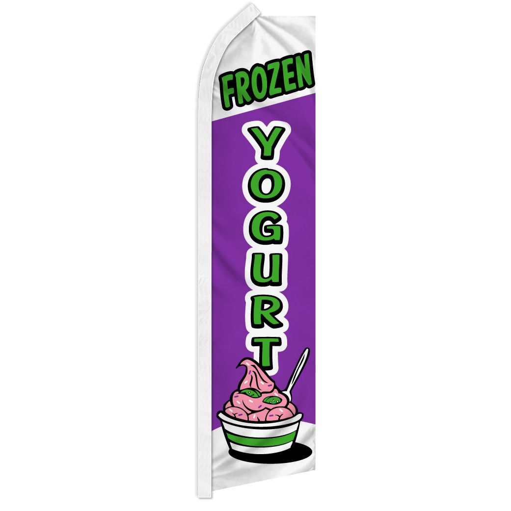 Frozen Yogurt - HUGE Advertising Flag
