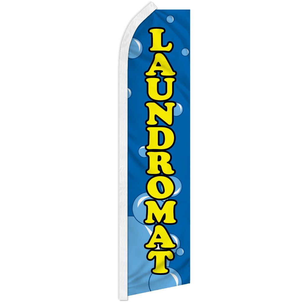 Laundromat - HUGE Advertising Flag