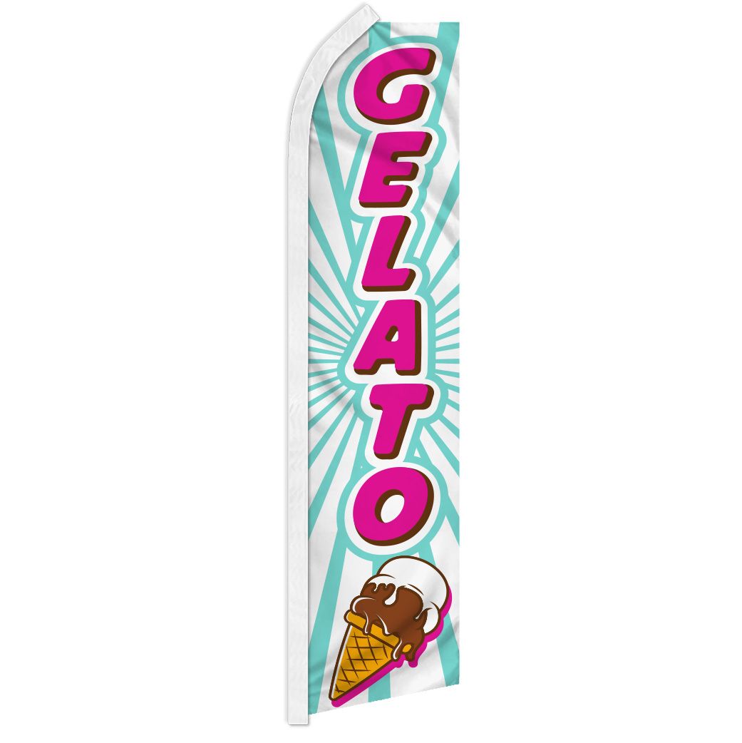 Gelato HUGE Advertising Flag