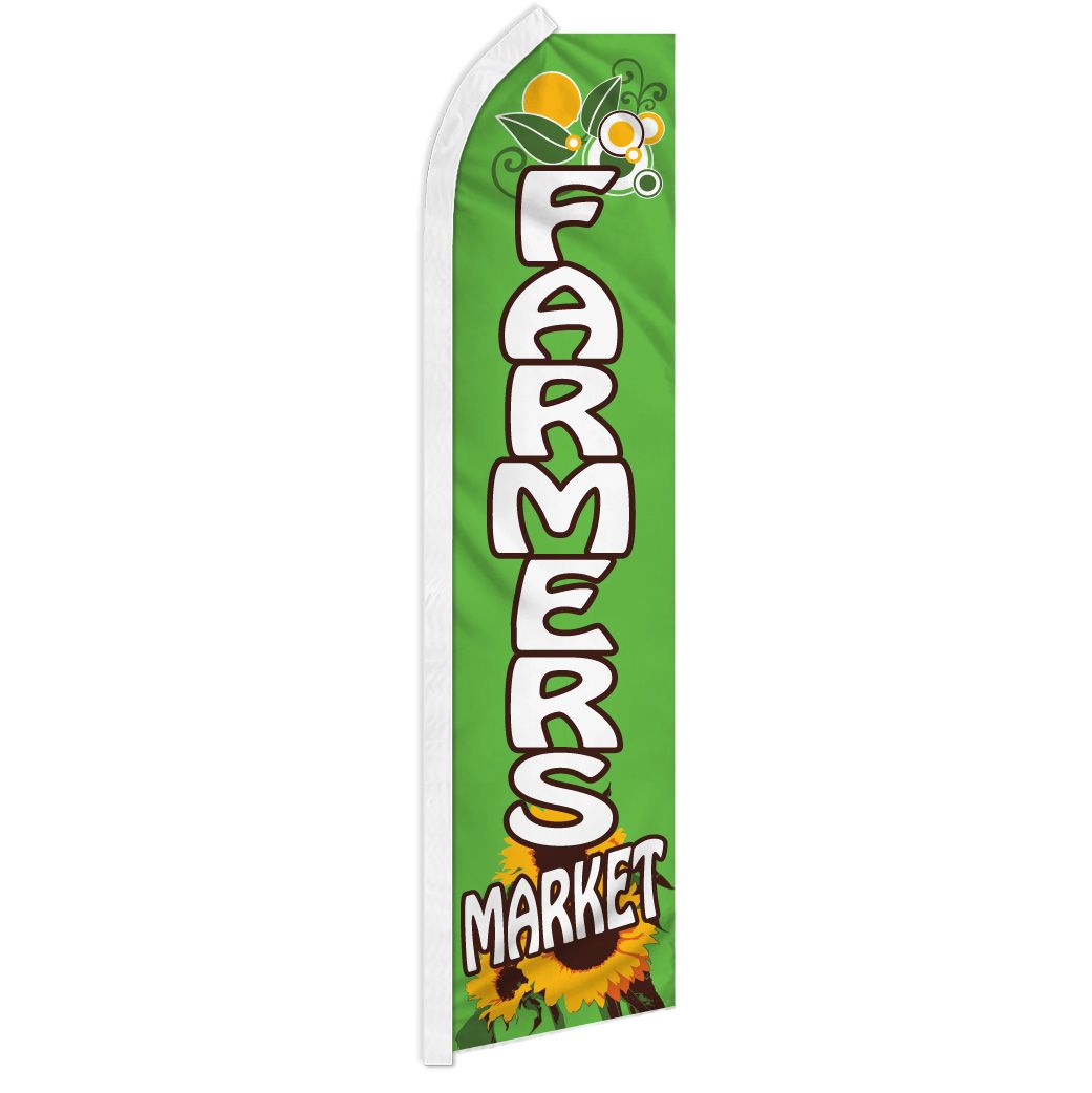 Farmers Market - HUGE Advertising Flag Set