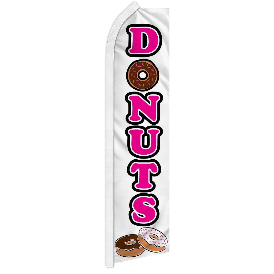 Donuts - HUGE Advertising Flag Set