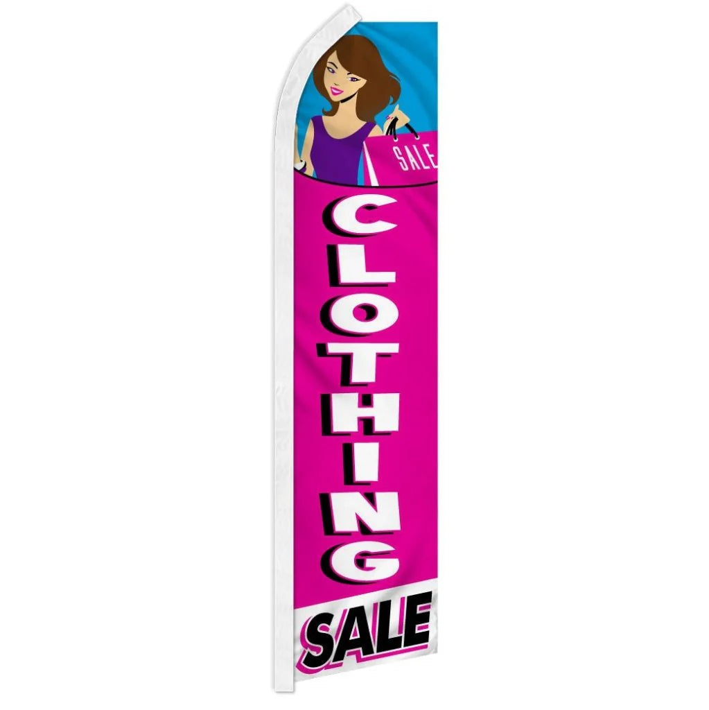 Clothing Sale - HUGE Advertising Flag