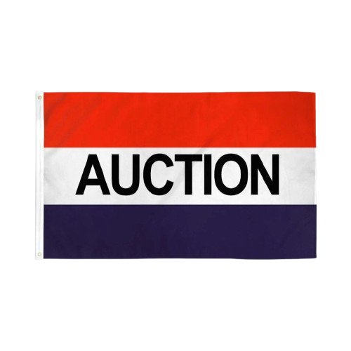 Auction Flag / Sign 3x5ft