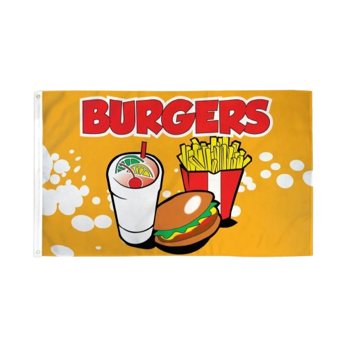 Burgers Flag / Sign 3x5ft