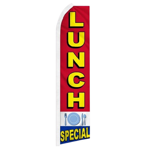 Lunch Special - HUGE Advertising Flag Set