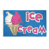 Ice Cream Flag / Sign 3x5ft