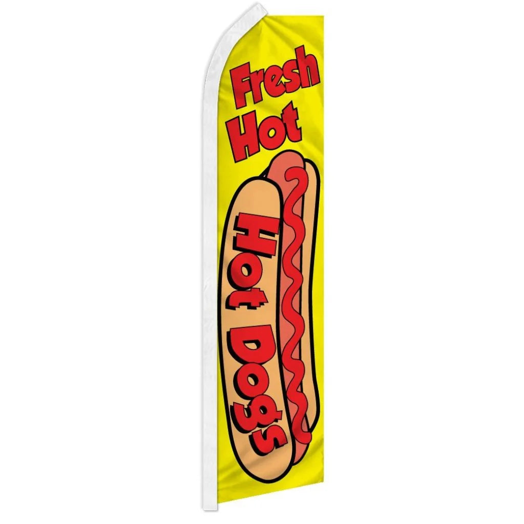 Hot Dogs - HUGE Advertising Flag