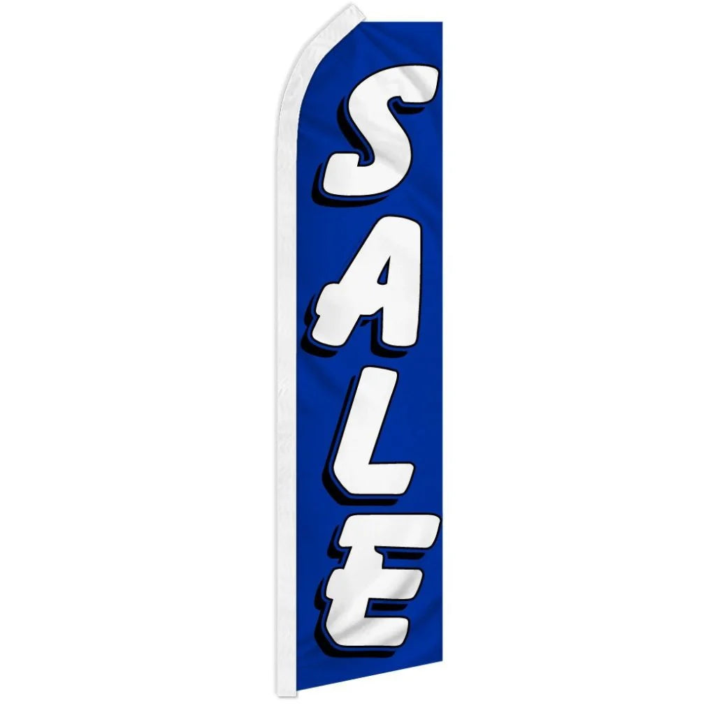 Sale - HUGE Advertising Flag - Blue