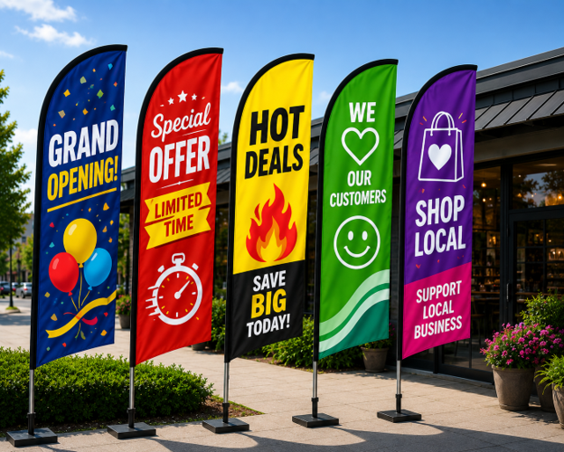 Business Promotion Flags That Help Attract More Customers