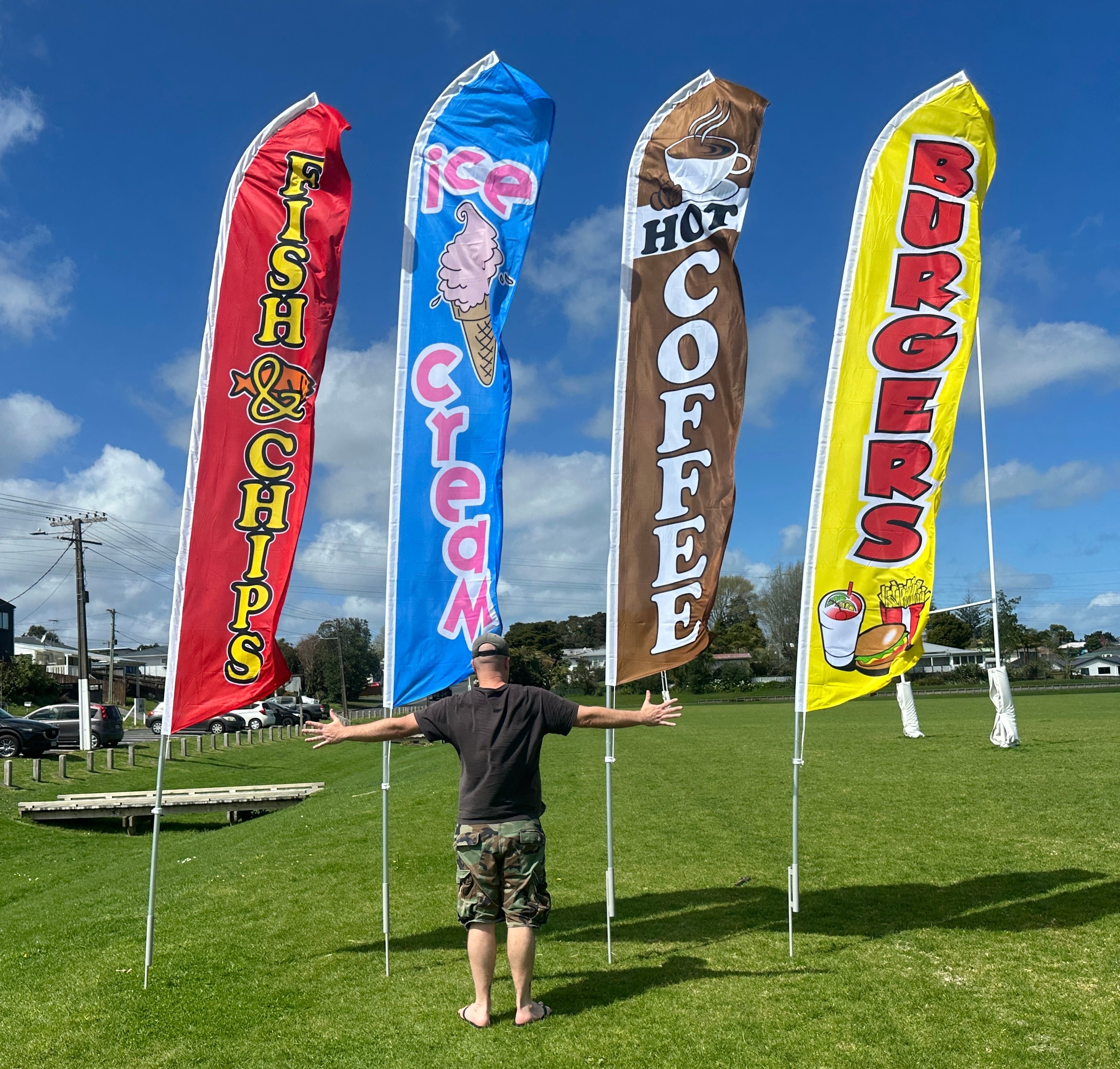 Restaurant Advertising Flags – Food & Cafe Flags for Sale