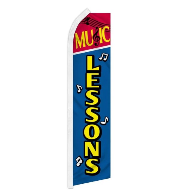 Music Lessons - HUGE Advertising Flag Set