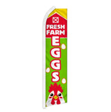 Fresh Farm Eggs - HUGE Advertising Flag Set