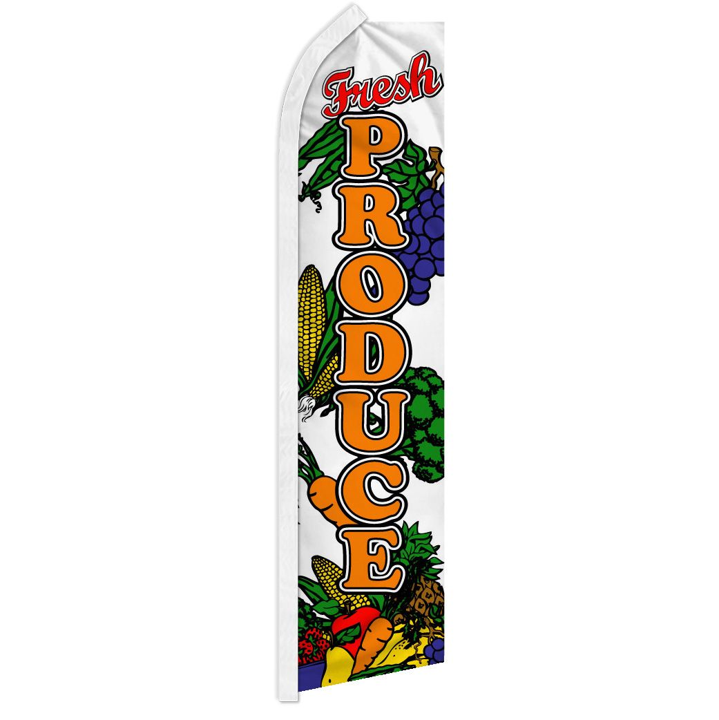 Fresh Produce - HUGE Advertising Flag