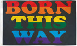 Born This Way Pride Flag / Wall Hanging - 150cm x 90cm