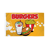 Burgers Flag / Sign 3x5ft