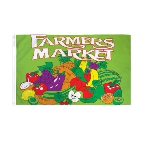 Farmers Market Flag / Sign 3x5ft