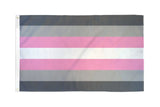 Demigirl Pride Flag / Wall Hanging - 150cm x 90cm