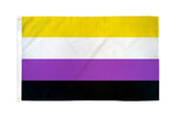 Non Binary Pride Flag / Wall Hanging - 150cm x 90cm